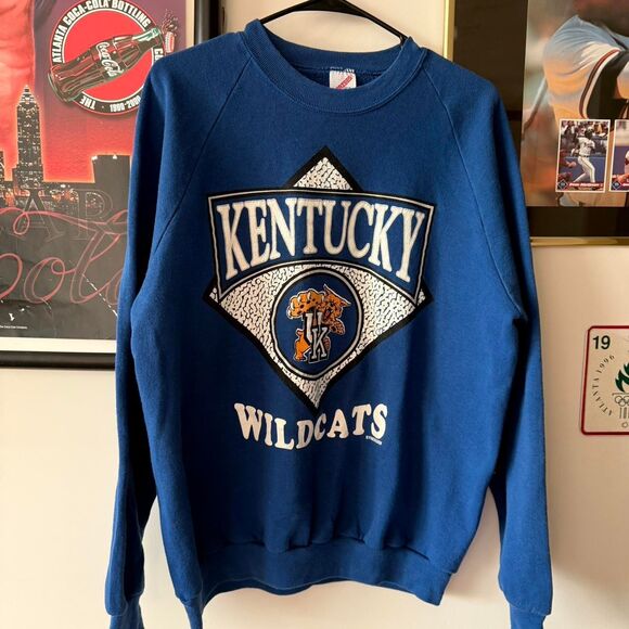 Vintage Kentucky Wildcats 90s Jezees Crewneck - Picture 3 of 5